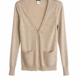 J.Crew Lightweight Alpaca-Blend Cardigan – Size Small